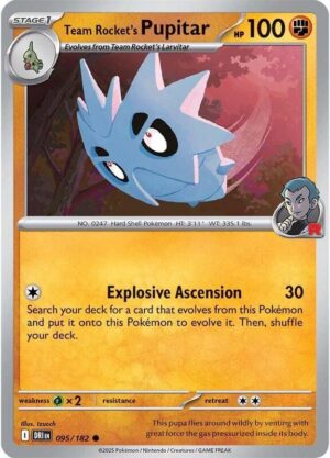 Team Rocket's Pupitar 095/182 - Destined Rivals