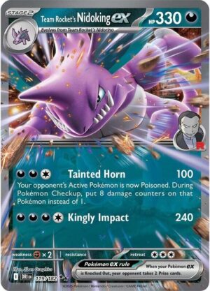 Team Rocket's Nidoking ex 119/182 - Destined Rivals