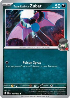 Team Rocket's Zubat 120/182 - Destined Rivals