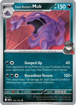 Team Rocket's Muk 124/182 - Destined Rivals