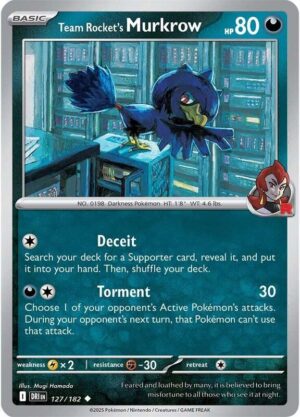 Team Rocket's Murkrow 127/182 - Destined Rivals