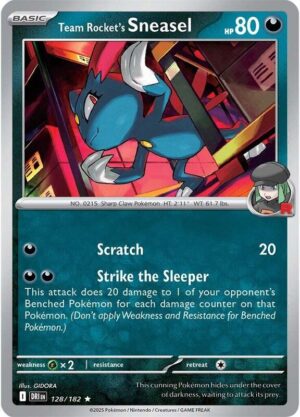 Team Rocket's Sneasel 128/182 - Destined Rivals