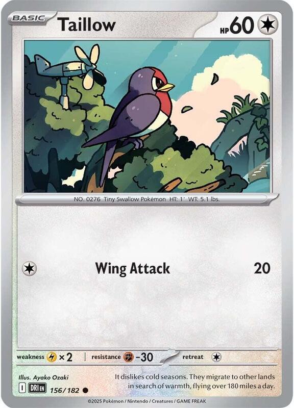 Taillow 156/182 - Destined Rivals