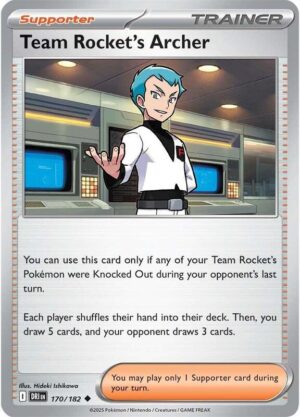 Team Rocket's Archer 170/182 - Destined Rivals