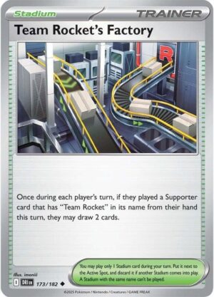 Team Rocket's Factory 173/182 - Destined Rivals
