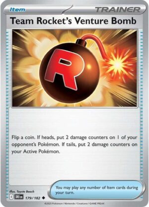 Team Rocket's Venture Bomb 179/182 - Destined Rivals