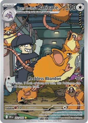 Team Rocket's Raticate 202/182 - Destined Rivals