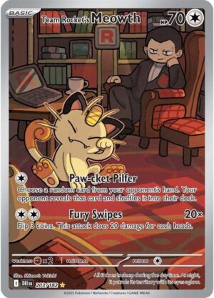 Team Rocket's Meowth 203/182 - Destined Rivals