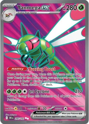 Yanmega ex 206/182 - Destined Rivals
