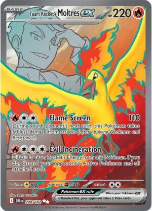 Team Rocket's Moltres ex 208/182 - Destined Rivals