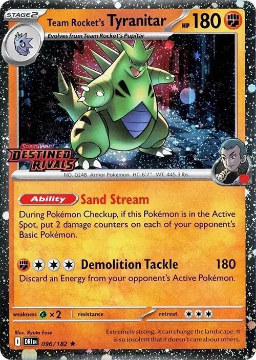 Team Rocket's Tyranitar 096 - Destined Rivals