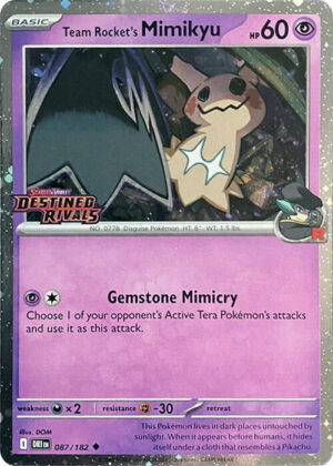 Team Rocket's Mimikyu 087 - Destined Rivals