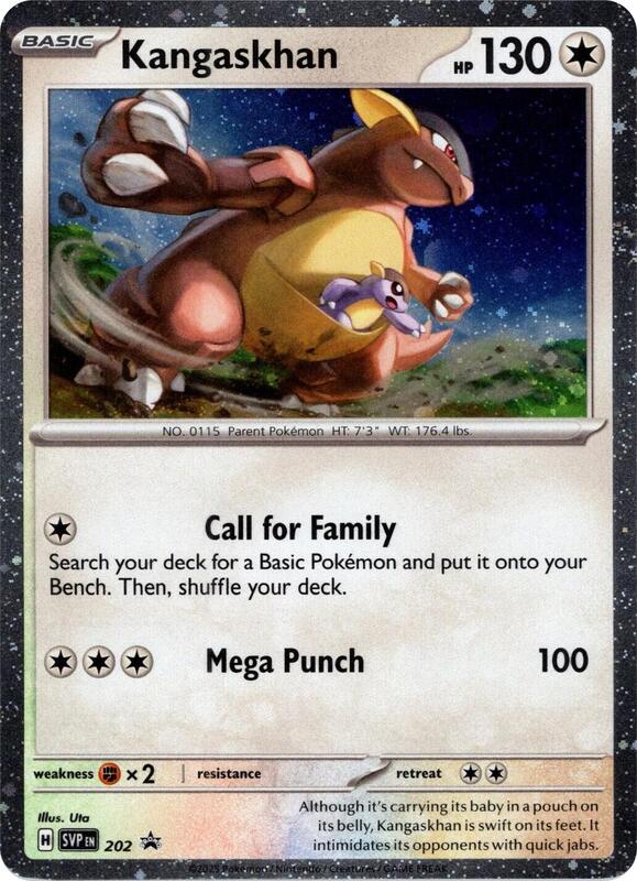Karta Pokemon Kangaskhan - 202 (Cosmos Holo) - SV: Scarlet & Violet Promo Cards 202