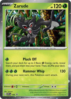 Karta Pokemon Zarude - 199 (Cosmos Holo) - SV: Scarlet & Violet Promo Cards 199