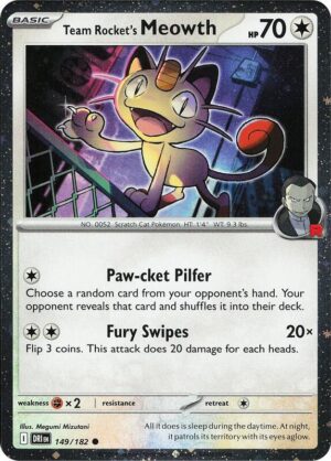 Team Rocket's Meowth 149 - Destined Rivals