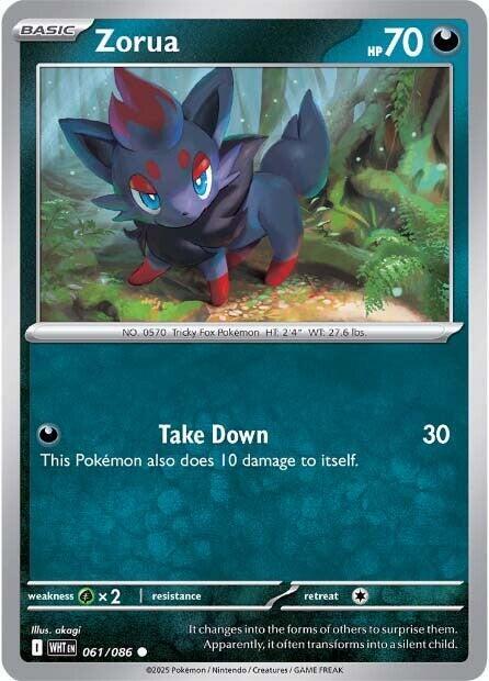 Zorua 061/086 - White Flare