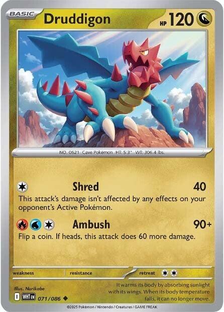 Druddigon 071/086 - White Flare