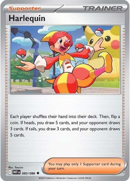 Harlequin 083/086 - White Flare