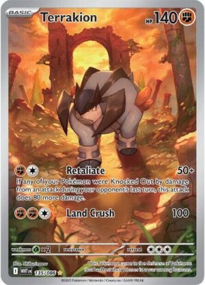 Terrakion 135/086 - White Flare