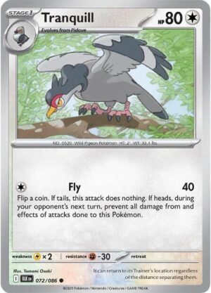 Tranquill 072/086 - Black Bolt