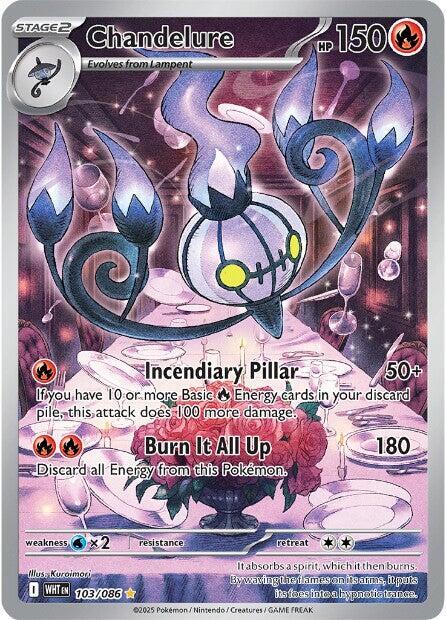 Chandelure 103/086 - SV: White Flare ( WHT 103 )