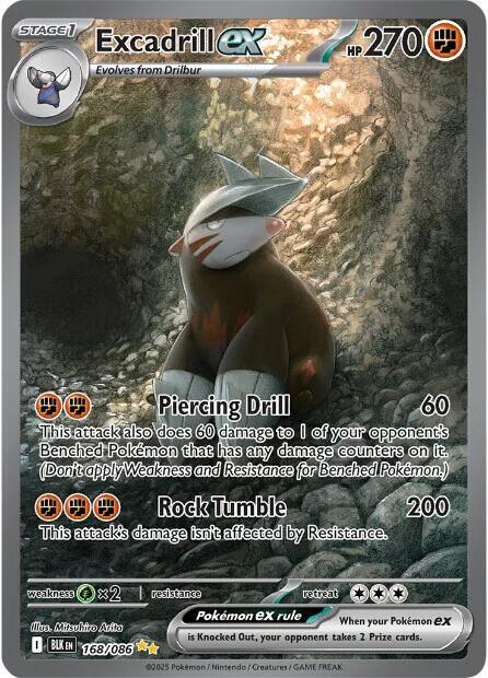 Excadrill ex 168/086 - Black Bolt