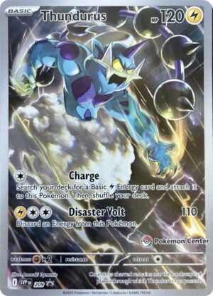 Karta Pokemon Thundurus - 209 (Pokemon Center Exclusive) - SV: Scarlet & Violet Promo Cards 209