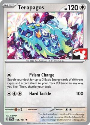 Karta Pokemon Terapagos 161/191 - Prize Pack Series Cards