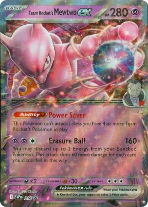 Karta Pokemon Team Rocket's Mewtwo ex - 216 - SV: Scarlet & Violet Promo Cards 216