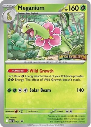 Karta Pokemon Meganium - 1 - ME: Mega Evolution Promo 1
