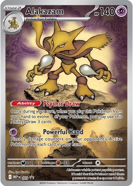 Karta Pokemon Alakazam - 9 - ME: Mega Evolution Promo 9