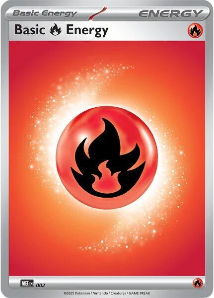 Karta Pokemon Basic Fire Energy - 2 - MEE: Mega Evolution Energies 2