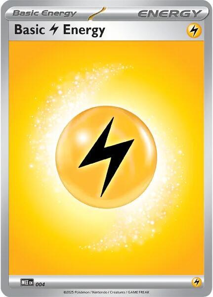 Karta Pokemon Basic Lightning Energy - 4 - MEE: Mega Evolution Energies 4