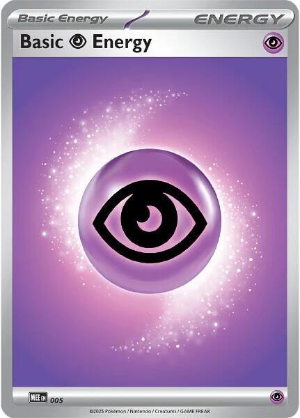 Karta Pokemon Basic Psychic Energy - 5 - MEE: Mega Evolution Energies 5