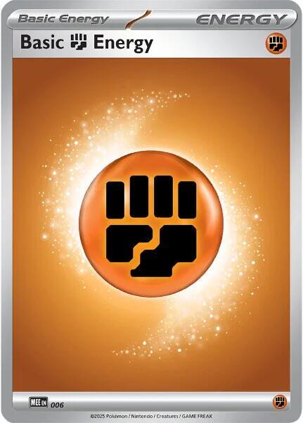 Karta Pokemon Basic Fighting Energy - 6 - MEE: Mega Evolution Energies 6