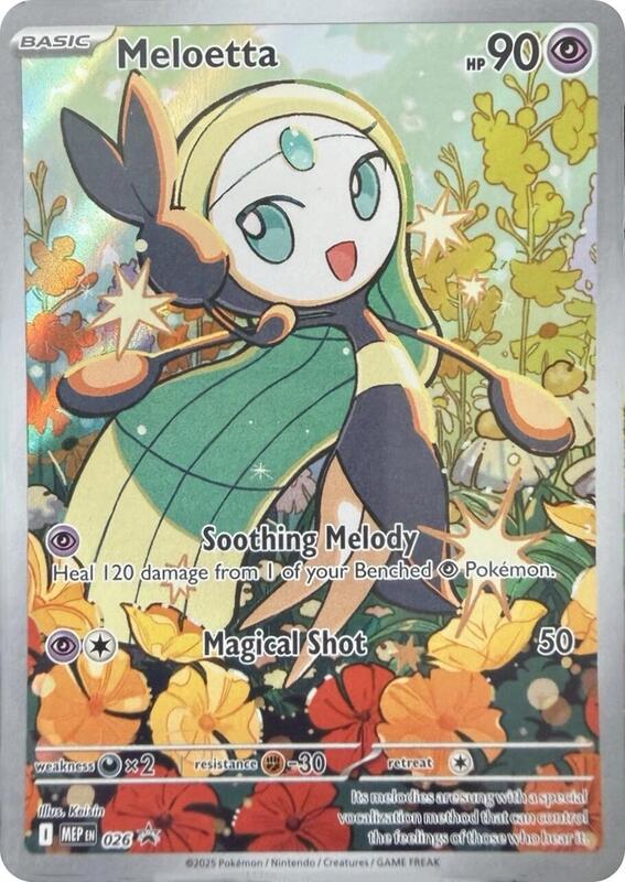 Karta Pokemon Meloetta - 26 - ME: Mega Evolution Promo 26