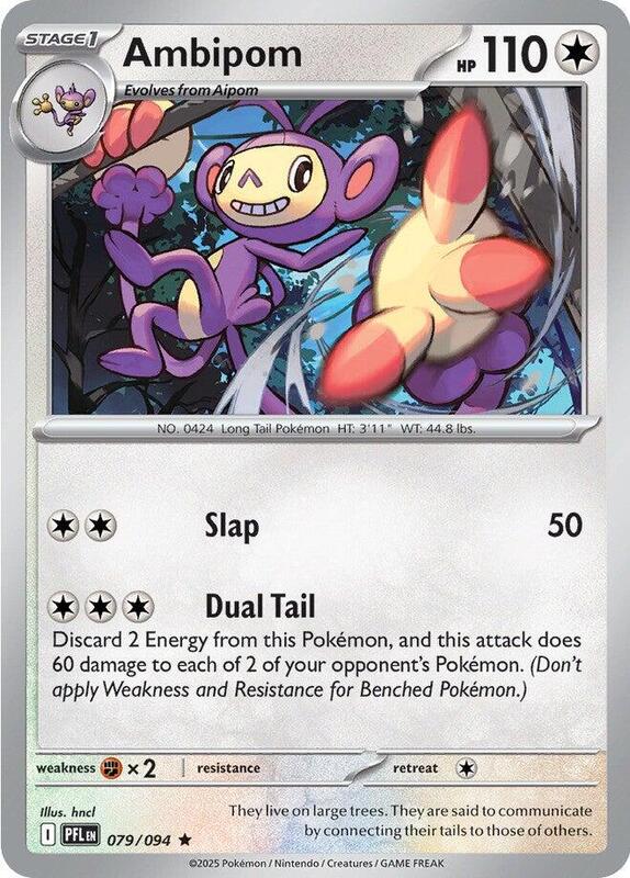 Ambipom 079/094 - Phantasmal Flames