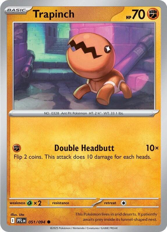 Trapinch 051/094 - Phantasmal Flames