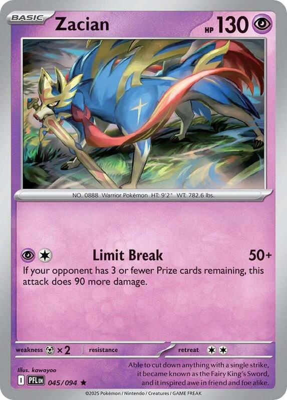 Zacian 045/094 - Phantasmal Flames