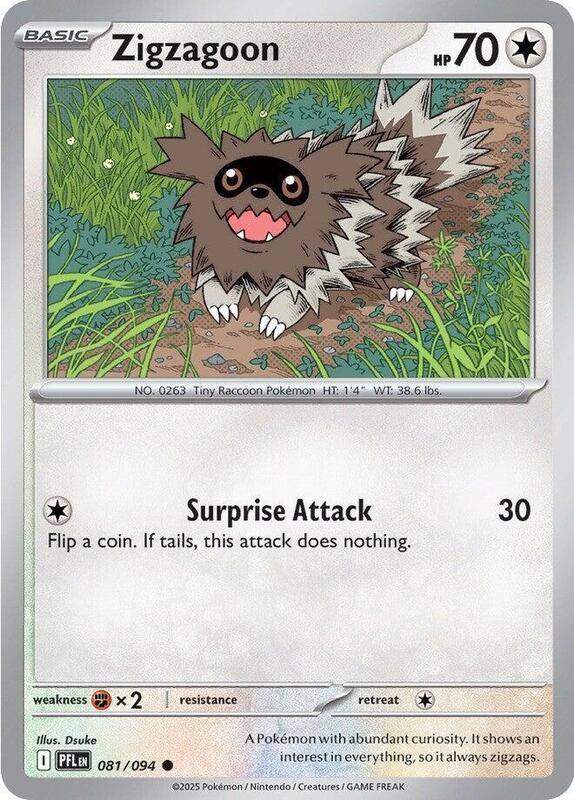 Zigzagoon 081/094 - Phantasmal Flames
