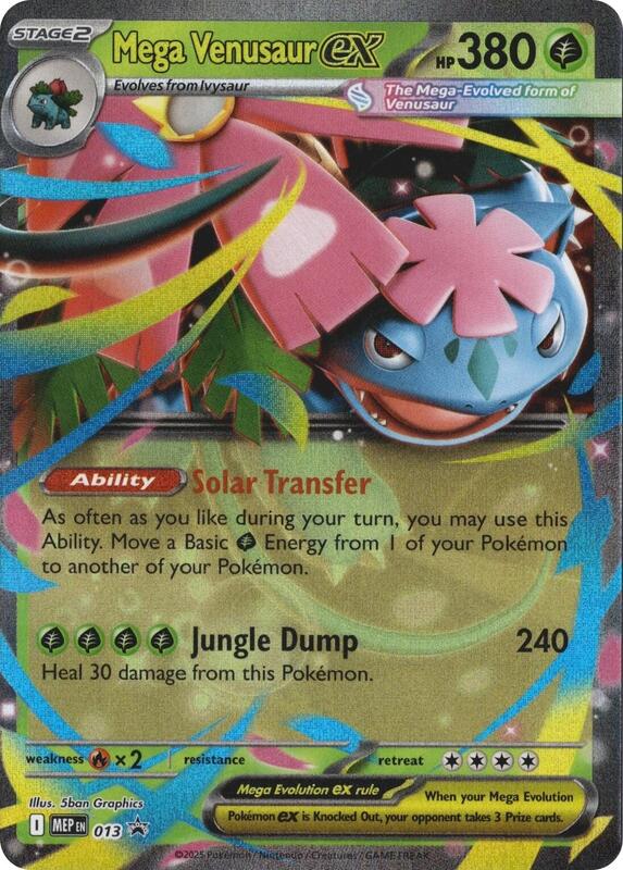Karta Pokemon Mega Venusaur ex - 13 - ME: Mega Evolution Promo 13