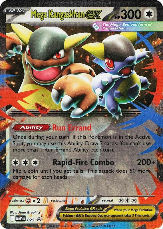 Karta Pokemon Mega Kangaskhan ex - 25 - ME: Mega Evolution Promo 25