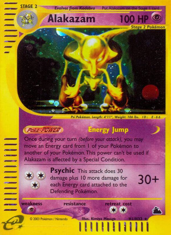 Karta Pokemon Alakazam (H1) - Skyridge H01/H32
