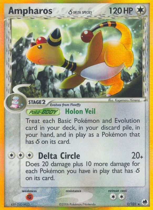 Ampharos δ 1/101 - Dragon Frontiers