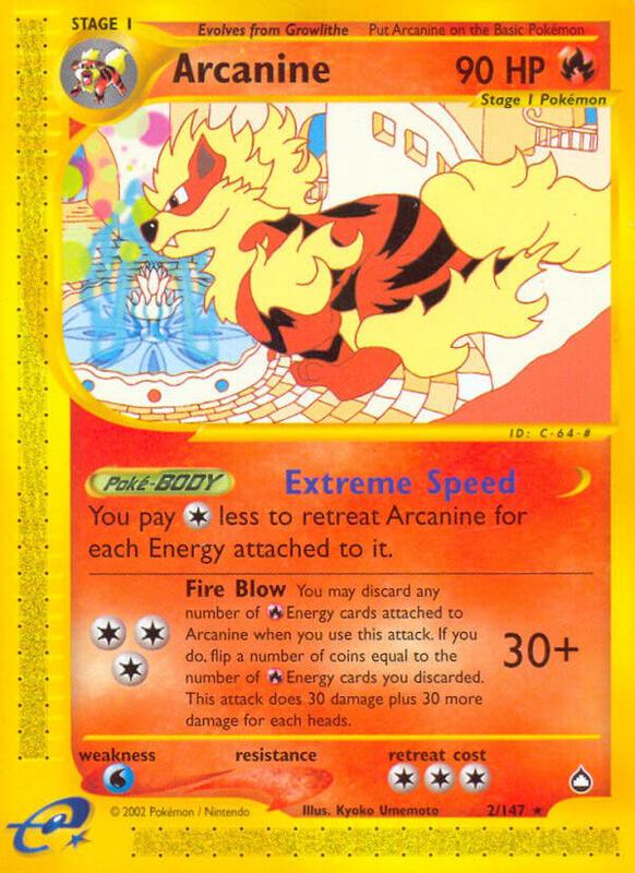 Arcanine 002/147 - Aquapolis