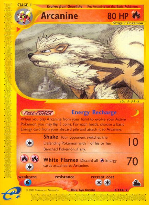 Arcanine 003/144 - Skyridge
