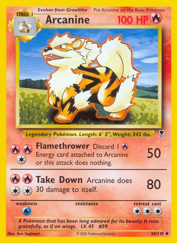 Arcanine 036/110 - Legendary Collection