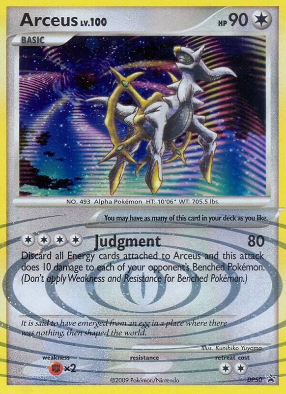 Karta Pokemon Arceus - DP50 - Diamond and Pearl Promos DP50