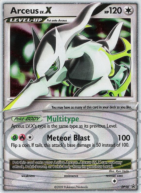Karta Pokemon Arceus LV.X - DP56 - Diamond and Pearl Promos DP56