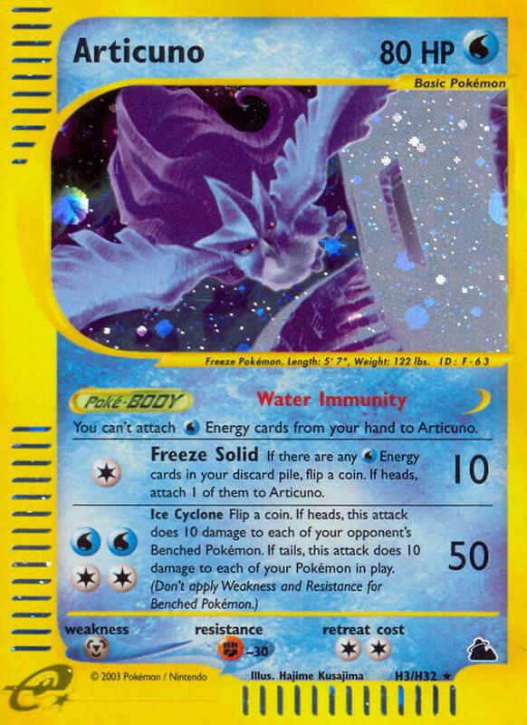 Karta Pokemon Articuno (H3) - Skyridge H03/H32